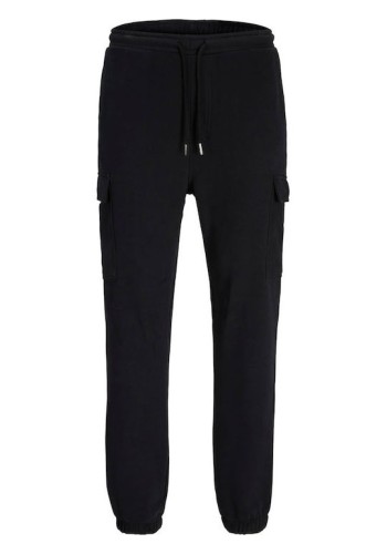 Ανδρικό Παντελόνι Φόρμας Jack & Jones JPSTKane Milta Cargo Sweat Pants 12299173 Black Ανδρικό Παντελόνι Φόρμας Jack & Jones JPSTKane Milta Cargo Sweat Pants 12299173 Black
