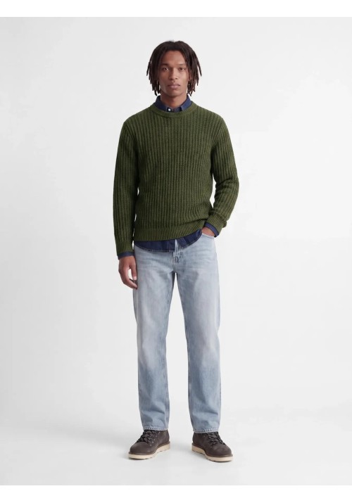 Ανδρικό Πουλόβερ Πλεκτό Jack & Jones JJJAxon Knit Crew Neck 12306928 Forest Night Twisted Black Ανδρικό Πουλόβερ Πλεκτό Jack & Jones JJJAxon Knit Crew Neck 12306928 Forest Night Twisted Black