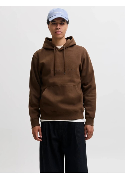 Ανδρικό Φούτερ Jack & Jones JJEstar JJ Sweat Hood Noos 12233972 Cocoa