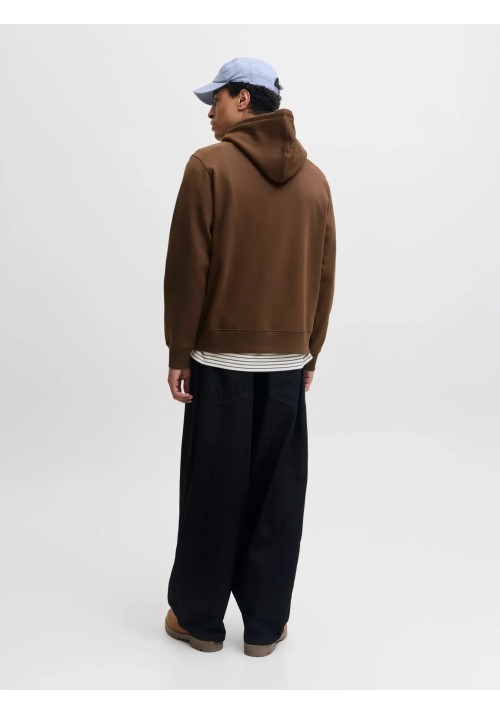Ανδρικό Φούτερ Jack & Jones JJEstar JJ Sweat Hood Noos 12233972 Cocoa