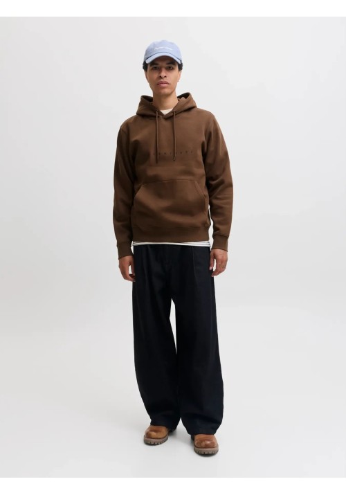 Ανδρικό Φούτερ Jack & Jones JJEstar JJ Sweat Hood Noos 12233972 Cocoa