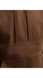 Ανδρικό Φούτερ Jack & Jones JJEstar JJ Sweat Hood Noos 12233972 Cocoa