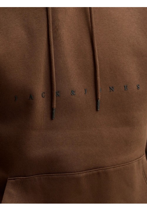 Ανδρικό Φούτερ Jack & Jones JJEstar JJ Sweat Hood Noos 12233972 Cocoa
