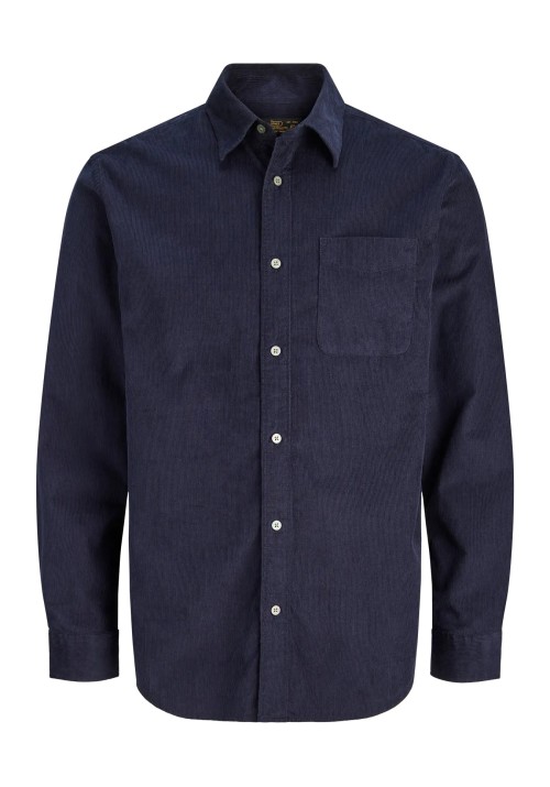 Ανδρικό Πουκάμισο Jack & Jones JPRbluray Corduroy L/S Shirt 12301352 Night Sky