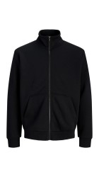 Ανδρική Ζακέτα Jack & Jones  Φούτερ JJΕbradley Sweat Zip HN Noos 12298690 Black