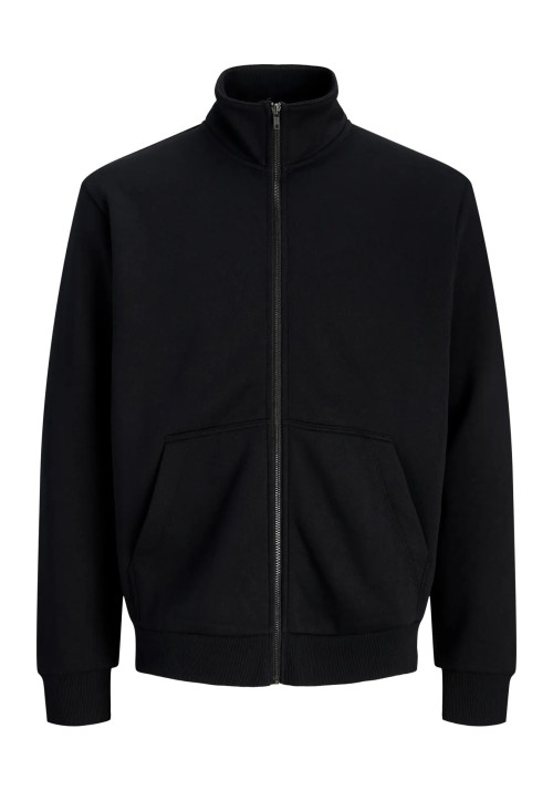 Ανδρική Ζακέτα Jack & Jones  Φούτερ JJΕbradley Sweat Zip HN Noos 12298690 Black