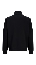 Ανδρική Ζακέτα Jack & Jones  Φούτερ JJΕbradley Sweat Zip HN Noos 12298690 Black
