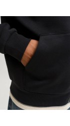 Ανδρική Ζακέτα Jack & Jones  Φούτερ JJΕbradley Sweat Zip HN Noos 12298690 Black