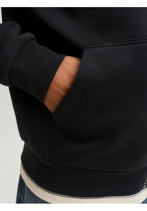 Ανδρική Ζακέτα Jack & Jones  Φούτερ JJΕbradley Sweat Zip HN Noos 12298690 Black