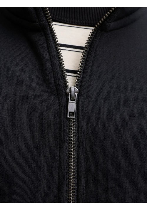 Ανδρική Ζακέτα Jack & Jones  Φούτερ JJΕbradley Sweat Zip HN Noos 12298690 Black