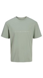 Ανδρικό T-Shirt Plus Size Jack & Jones JJEstar JJ Tee SS Noos PLS 12243525 Iceberg Green