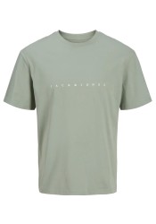 Ανδρικό T-Shirt Plus Size Jack & Jones JJEstar JJ Tee SS Noos PLS 12243525 Iceberg Green