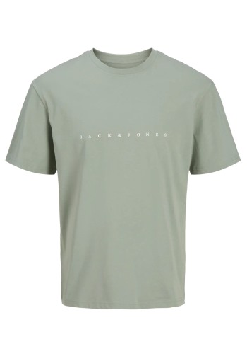 Ανδρικό T-Shirt Plus Size Jack & Jones JJEstar JJ Tee SS Noos PLS 12243525 Iceberg Green