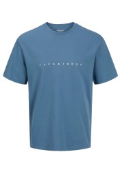 Ανδρικό T-Shirt Plus Size Jack & Jones JJEstar JJ Tee SS Noos PLS 12243625 Oceanview