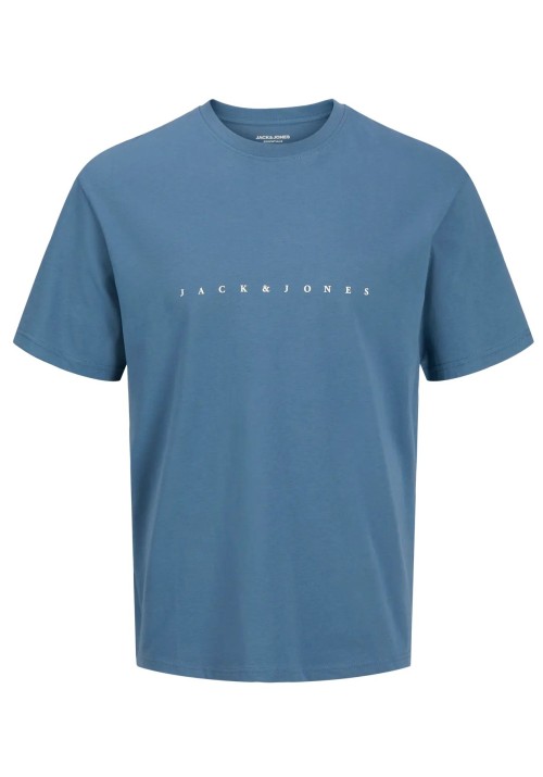 Ανδρικό T-Shirt Plus Size Jack & Jones JJEstar JJ Tee SS Noos PLS 12243625 Oceanview