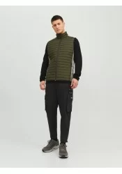 Ανδρικό Μπουφάν Αμάνικο Jack & Jones JJEmulti Bodywarmer Collar Noss 12200684 Λαδί