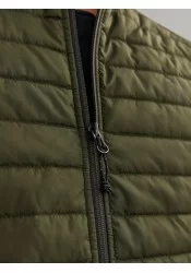 Ανδρικό Μπουφάν Αμάνικο Jack & Jones JJEmulti Bodywarmer Collar Noss 12200684 Λαδί