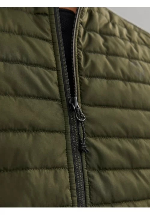 Ανδρικό Μπουφάν Αμάνικο Jack & Jones JJEmulti Bodywarmer Collar Noss 12200684 Λαδί