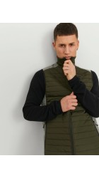 Ανδρικό Μπουφάν Αμάνικο Jack & Jones JJEmulti Bodywarmer Collar Noss 12200684 Λαδί