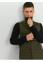 Ανδρικό Μπουφάν Αμάνικο Jack & Jones JJEmulti Bodywarmer Collar Noss 12200684 Λαδί