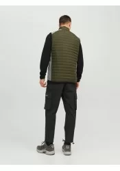 Ανδρικό Μπουφάν Αμάνικο Jack & Jones JJEmulti Bodywarmer Collar Noss 12200684 Λαδί Ανδρικό Μπουφάν Αμάνικο Jack & Jones JJEmulti Bodywarmer Collar Noss 12200684 Λαδί