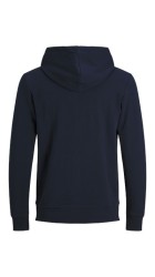 Ανδρική Φούτερ Ζακέτα  Jack & Jones 12181901 JJeBasic Sweat Zip Hood Noos Μπλε