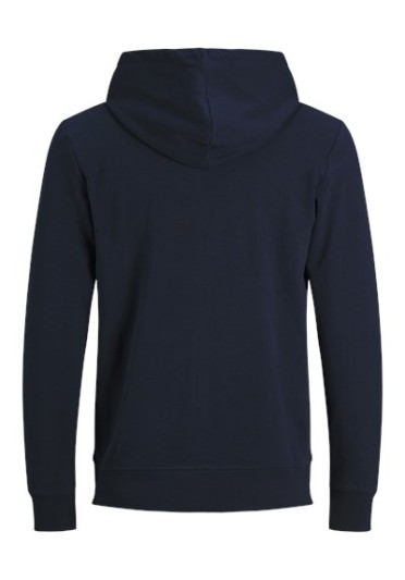 Ανδρική Φούτερ Ζακέτα  Jack & Jones 12181901 JJeBasic Sweat Zip Hood Noos Μπλε