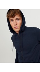 Ανδρική Φούτερ Ζακέτα  Jack & Jones 12181901 JJeBasic Sweat Zip Hood Noos Μπλε