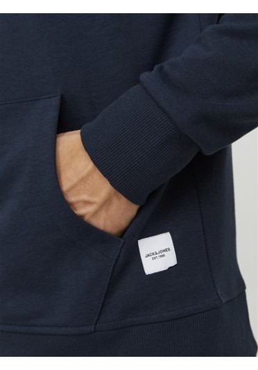 Ανδρική Φούτερ Ζακέτα  Jack & Jones 12181901 JJeBasic Sweat Zip Hood Noos Μπλε