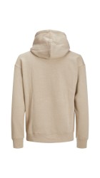 Ανδρική Φούτερ με κουκούλα Jack & Jones 12208157 JJestar Basic Sweat Hood Noos Crockery Μπεζ