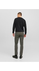 Ανδρικό Παντελόνι Chino με Slim Εφαρμογή Jack & Jones JPSTmarco JJconnor Akm Noos 12193553 Cumin Check