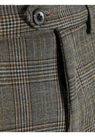 Ανδρικό Παντελόνι Chino με Slim Εφαρμογή Jack & Jones JPSTmarco JJconnor Akm Noos 12193553 Cumin Check