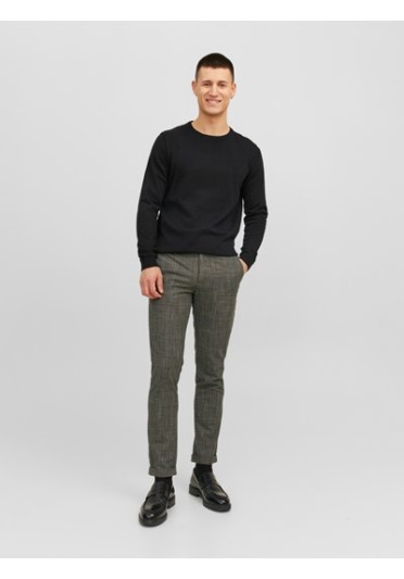 Ανδρικό Παντελόνι Chino με Slim Εφαρμογή Jack & Jones JPSTmarco JJconnor Akm Noos 12193553 Cumin Check