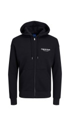 Ανδρική Φούτερ Ζακέτα με Κουκούλα και Τσέτες Jack & Jones 12241691 Jorvesterbro Sweat Zip Hood Μαύρο Ανδρική Φούτερ Ζακέτα με Κουκούλα και Τσέτες Jack & Jones 12241691 Jorvesterbro Sweat Zip Hood Μαύρο