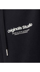 Ανδρική Φούτερ Ζακέτα με Κουκούλα και Τσέτες Jack & Jones 12241691 Jorvesterbro Sweat Zip Hood Μαύρο Ανδρική Φούτερ Ζακέτα με Κουκούλα και Τσέτες Jack & Jones 12241691 Jorvesterbro Sweat Zip Hood Μαύρο