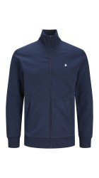 Ανδρική Ζακέτα Φούτερ Jack & Jones JJEPaulos Sweat Zip Noos PLS 12253745 Navy Blazer