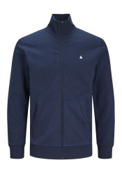 Ανδρική Ζακέτα Φούτερ Jack & Jones JJEPaulos Sweat Zip Noos PLS 12253745 Navy Blazer