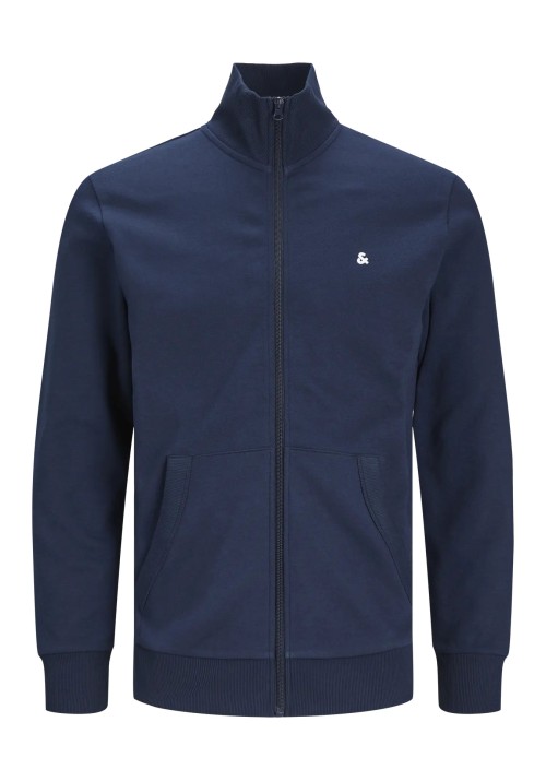 Ανδρική Ζακέτα Φούτερ Jack & Jones JJEPaulos Sweat Zip Noos PLS 12253745 Navy Blazer