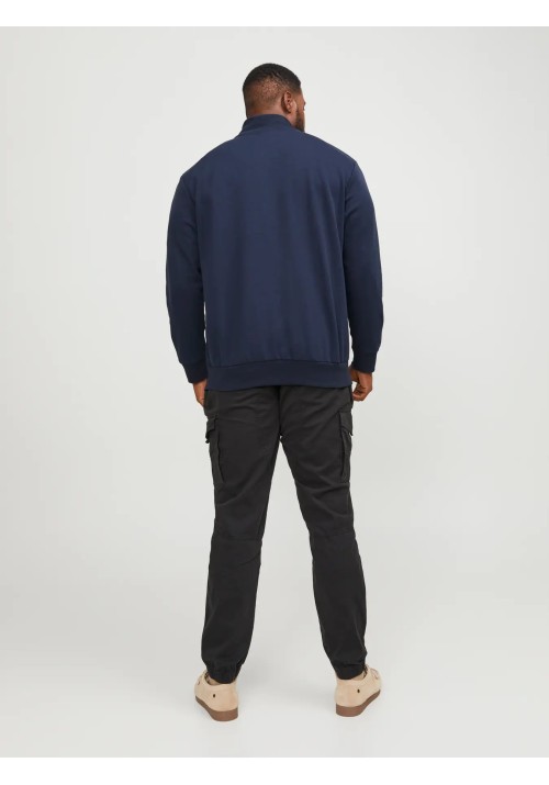 Ανδρική Ζακέτα Φούτερ Jack & Jones JJEPaulos Sweat Zip Noos PLS 12253745 Navy Blazer