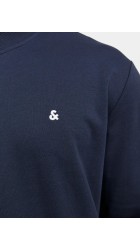 Ανδρική Ζακέτα Φούτερ Jack & Jones JJEPaulos Sweat Zip Noos PLS 12253745 Navy Blazer