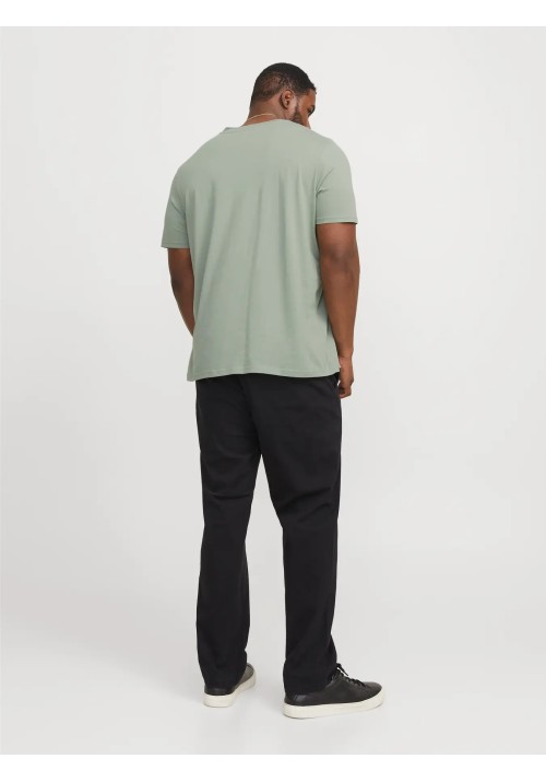 Ανδρικό T-Shirt Plus Size Jack & Jones JJEstar JJ Tee SS Noos PLS 12243525 Iceberg Green