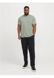 Ανδρικό T-Shirt Plus Size Jack & Jones JJEstar JJ Tee SS Noos PLS 12243525 Iceberg Green