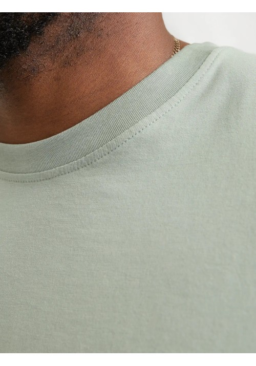 Ανδρικό T-Shirt Plus Size Jack & Jones JJEstar JJ Tee SS Noos PLS 12243525 Iceberg Green