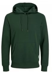 Ανδρικό Φούτερ με Κουκούλα και Τσέπες Plus Size Jack & Jones 12183623 JJEBasic Sweat Hood PLS Πράσινο Ανδρικό Φούτερ με Κουκούλα και Τσέπες Plus Size Jack & Jones 12183623 JJEBasic Sweat Hood PLS Πράσινο