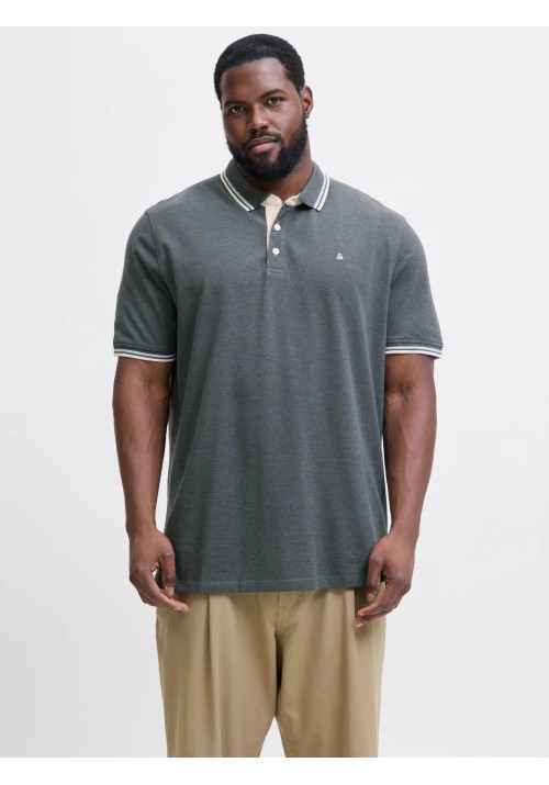 Ανδρική Μπλούζα Polo Jack & Jones JJEPaulos Polo SS Noos PLS 12143859 Stormy Weather