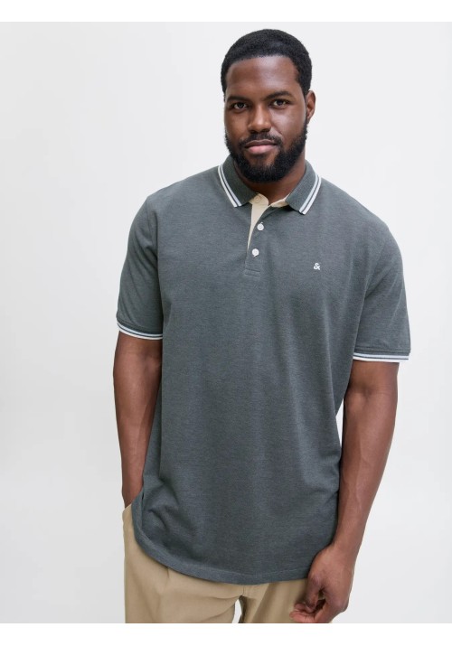 Ανδρική Μπλούζα Polo Jack & Jones JJEPaulos Polo SS Noos PLS 12143859 Stormy Weather