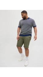 Ανδρική Βερμούδα Chino Plus Size jack & Jones JPSTDave JJChino Shorts SN AKM PLS 12232570 Dusty Olive