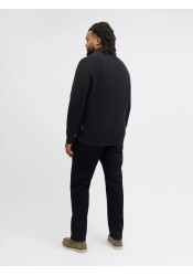 Ανδρική Ζακέτα Jack & Jones  JJPerfect Knit Zip Cardigan Noos PLS 12284612 Μαύρη