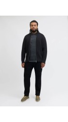 Ανδρική Ζακέτα Jack & Jones  JJPerfect Knit Zip Cardigan Noos PLS 12284612 Μαύρη