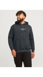 Ανδρικό Φούτερ Plus Size Jack & Jones Jorvesterbro Sweat Hood PLS 12244912 Forest River